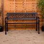 Steel Garden Bench Image 2