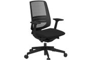 Mesh High Back Executive Chair with Adj Arms &amp; Lumbar support