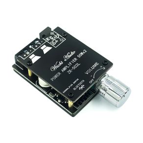 MINI 50Wx2 Bluetooth 5.0 Wireless Audio Digital Power amplifier Stereo board Bluetooth Amp Amplificador 3.5MM USB APP C50L