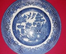 Willow Pattern Plate 6.5"