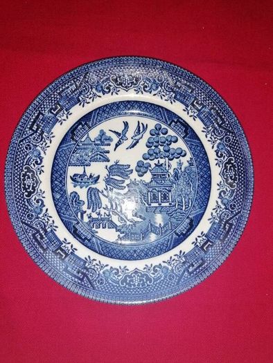 Willow Pattern Plate 6.5"