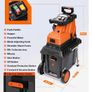 BRAND NEW Electric Plant Shredder 2800W Plant Branch Shredder 45MM Max Cutting Diameter 55L Garden Shredder with Wheels and Push Rod Image 6
