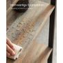 Bookcase  free-standing shelf with 14 shelves Oak colors with blue grain-black Image 5