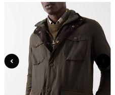 Barbour wax jacket ogston olive