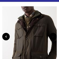 Barbour wax jacket ogston olive