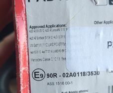 Apec rear Brake Pads 1903  Brand New