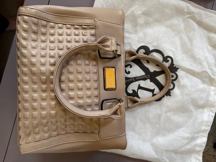 Christian Lacroix Beige Handbag Unused with Dust Bag
