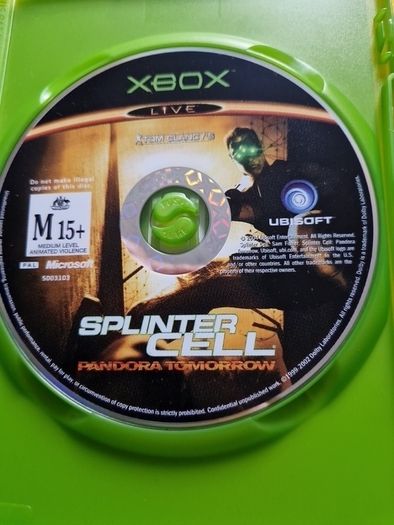 Splinter cell Pandora Tomorrow xbox Original games Original