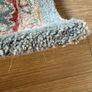 Large 100% Wool Rug (165x235cm) - Traditional Agra Twist - Sage & Terracotta Image 5