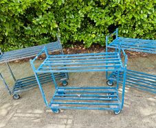 Warehouse And Workshop Steel Trolleys Heavy Duty