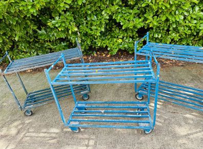 Warehouse And Workshop Steel Trolleys Heavy Duty