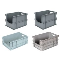 New Plastic Open Front Euro Boxes / Containers