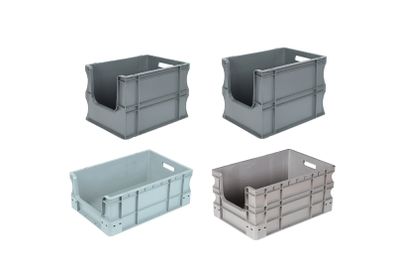 New Plastic Open Front Euro Boxes / Containers