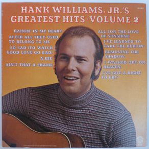 Hank Williams Jr.'s Greatest Hits Volume 2 LP