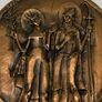 Rare bronze st. Ulrich medal by Max Faller Image 5