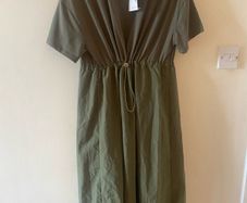 Olive Green Cargo style Dress