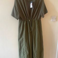 Olive Green Cargo style Dress