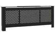 Radiator Cover Black 205 cm