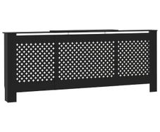 Radiator Cover Black 205 cm