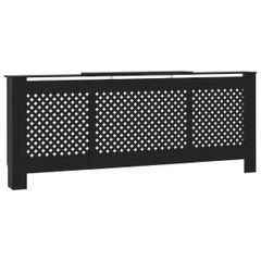 Radiator Cover Black 205 cm