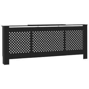 Radiator Cover Black 205 cm
