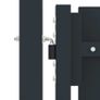 Double Door Fence Gate Steel 306x250 cm Anthracite Image 5