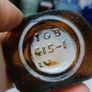 80 - Vintage 4oz Bovril Dark Brown Glass Eire Ireland Embossed Letters Jar Image 6