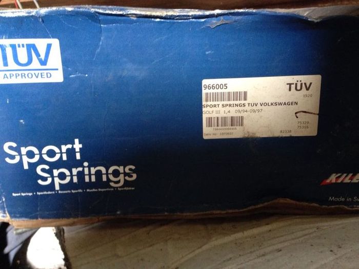 Golf mk3 lowering springs