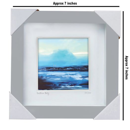 Dublin Bay, framed print by artist Helen Mathews