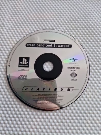 Crash Bandicoot 3 Warped PlayStation1 Ps1 PlayStation2 Ps2 Games Original