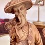 Vintage Oriental Resin Sculptured Figures Traditional Attire 1970s Image 8