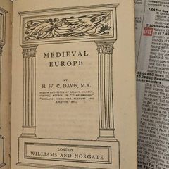 Medieval Europe By H.w.c.davis. M. A. 1915 Hardback In Good Condition.  See Photos For Same.