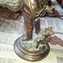Very Large Heavy 19th Century French Bronze Sculpture by the renowned artist Auguste Moreau 1834 to 1917, Postage Available or Collection Image 7