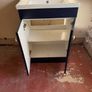 Vanity unit navy and white Image 8
