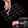 Coin Collection Holder For Collectors, 260 Pockets Coins Collecting Album With Zipper And Handle. Coin Display Storage Case For Money Currency Collection  (Box/folder Only) no coin slots transparent , u have to get them separatly Image 3
