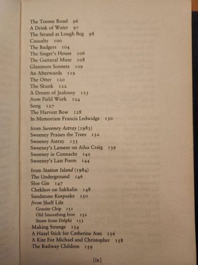 Seamus Heaney.  New Selected Poems 1966-1987. First Edition Paperback In Good Condition.