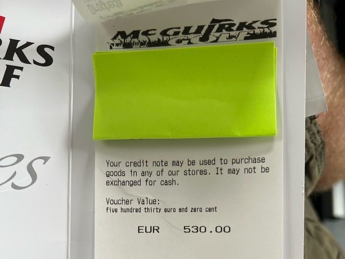 McGuirks Golf Voucher