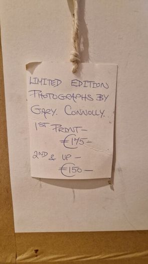 2 original signed framed photographs