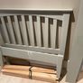 Beautiful Grey Single Wooden Bed Frame - Can Deliver Image 4