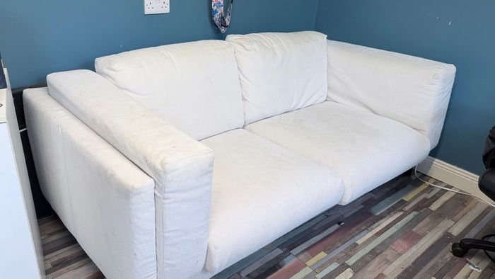 white sofa