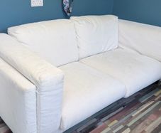 white sofa