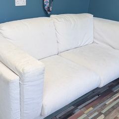 white sofa