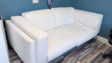 white sofa