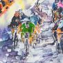 cycling scenes watercolour Image 2