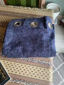 Navy curtains