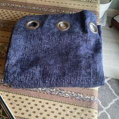 Navy curtains