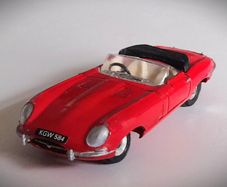 Diecast Vintage Dinky Toys Jaguar E Type - Very Good Original Condition/No Box