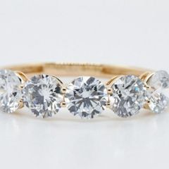 14 kt. Yellow gold - 2.3468ct. Diamonds Lab-Grown
