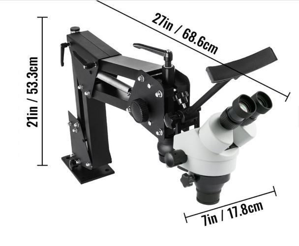 Microscope WF10X 20mm Binocular Stereo Pillar Stand