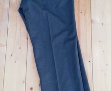Quality Mens M&S collection tailored fit woolblend active waist W40 trousers